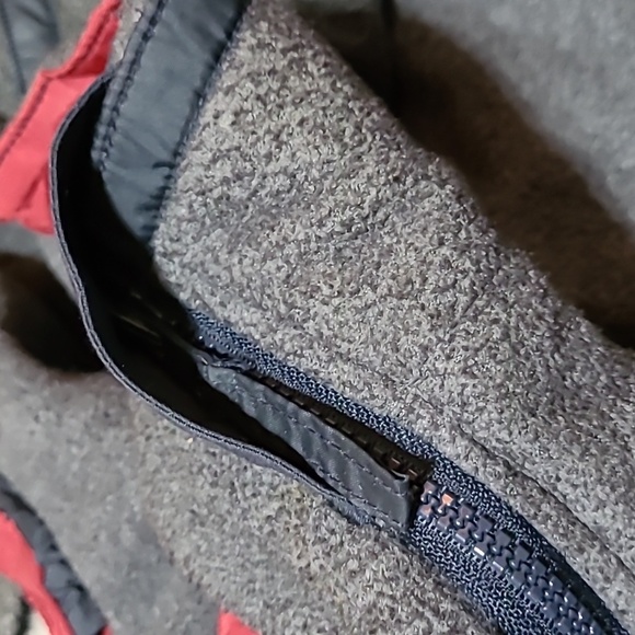 VINTAGE BKE-ICE NYLON REMOVABLE FLEECE LINING VARSATILE ZIP-SNAP HOODIE JACKET - Picture 14 of 16